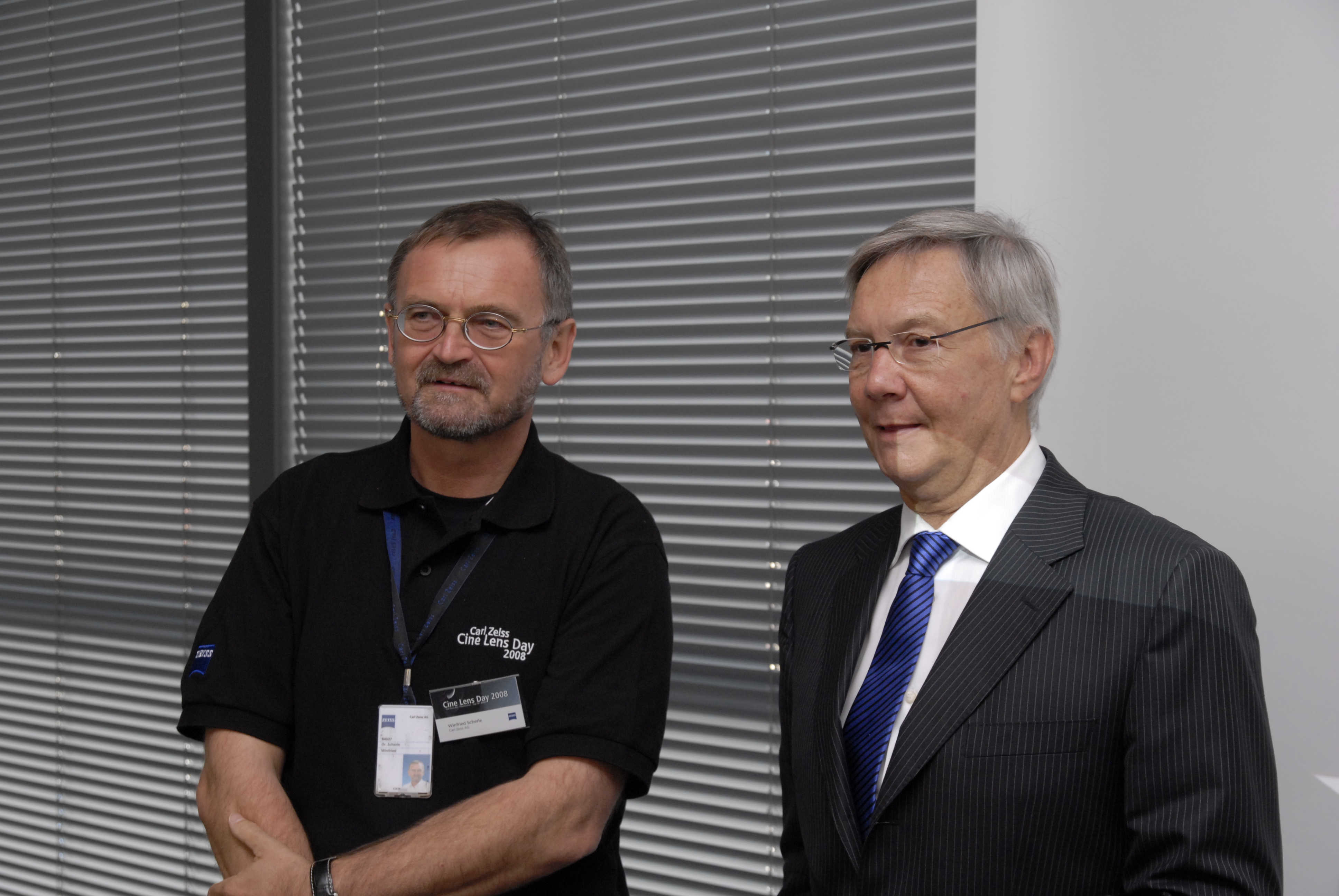 Dr. Winfried Scherle (left); Dr. Dieter Kurz (right)