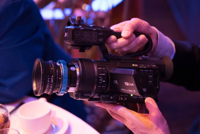 JVC 4K Cam at the JVC Luncheon at NAB 2015