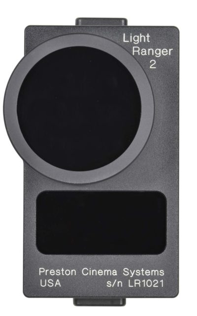 Sensor Unit. A front black IR filter has been added to cover the LR2 receiver lens to avoid distracting the talent.