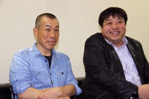 Cinematographer Akira Sako, JSC (L) and Director Yoshinari Nishikôri (R)