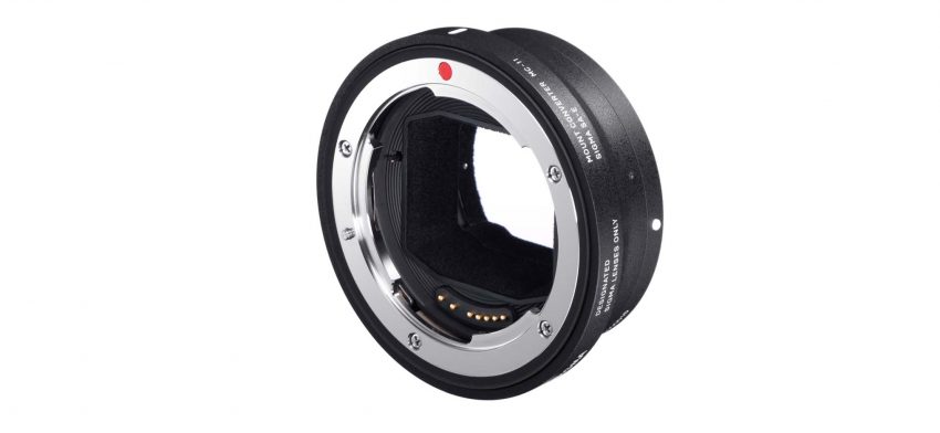 Sigma EF-to-E-Mount Adapter with lens data contacts