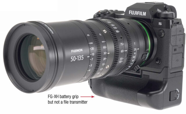 Fujifilm X-H2S pairs nicely with a FUJINON MKX 50-135mm T2.9 zoom