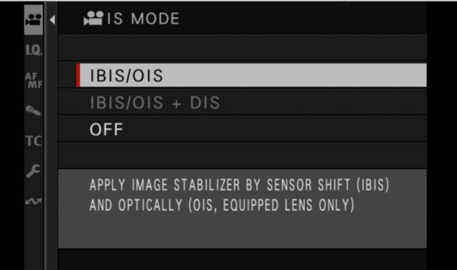 IBIS In Body Image Stabilization is helpful especially for non-OIS lenses.