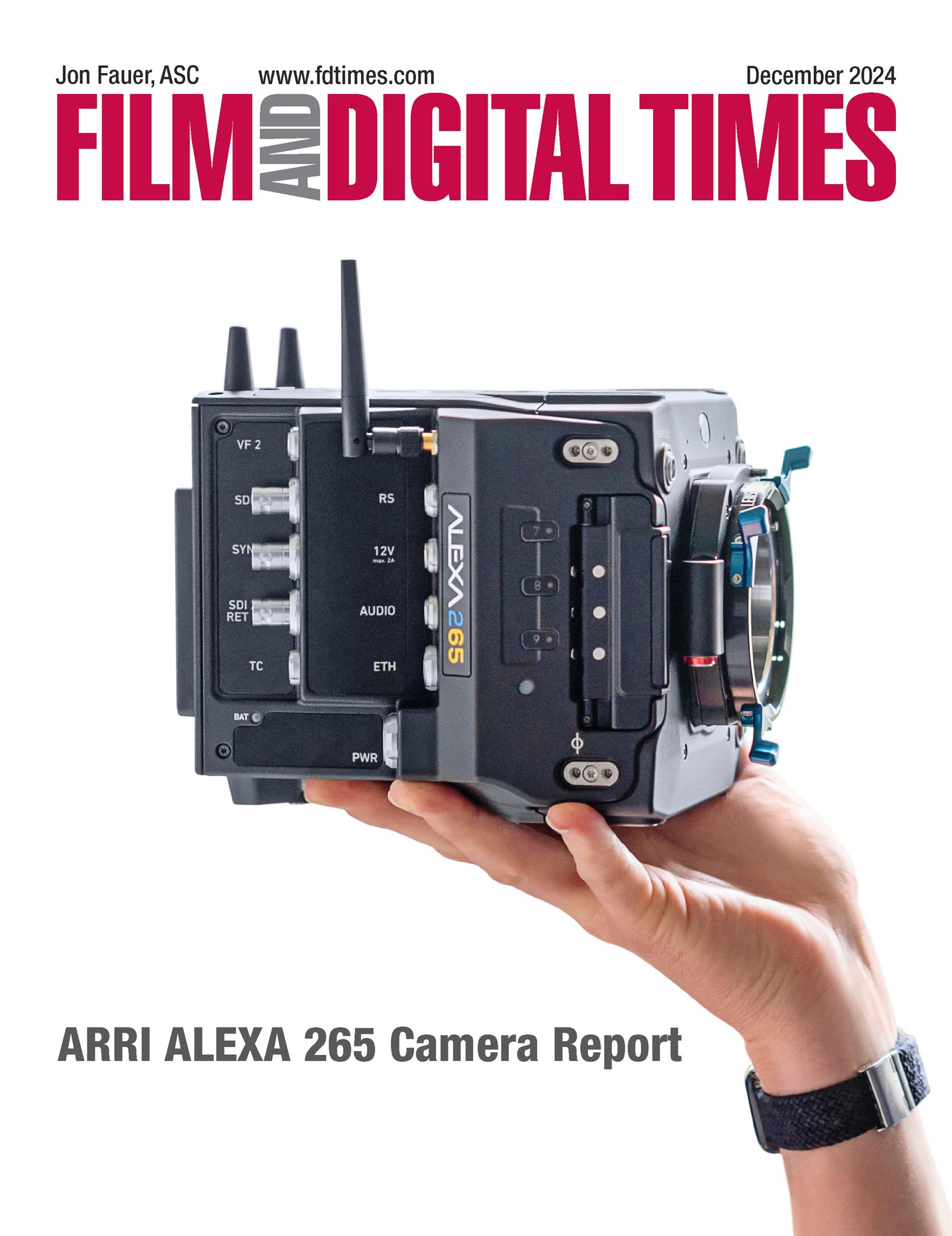 ARRI ALEXA 265 Camera Report - Film and Digital TimesFilm and
